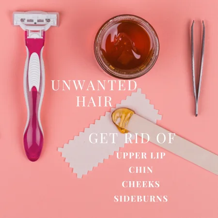 unwanted hair.
